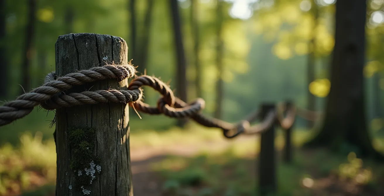 Cartello di divieto di accesso in una zona A di riserva integrale